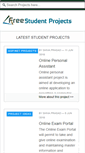 Mobile Screenshot of freestudentprojects.com